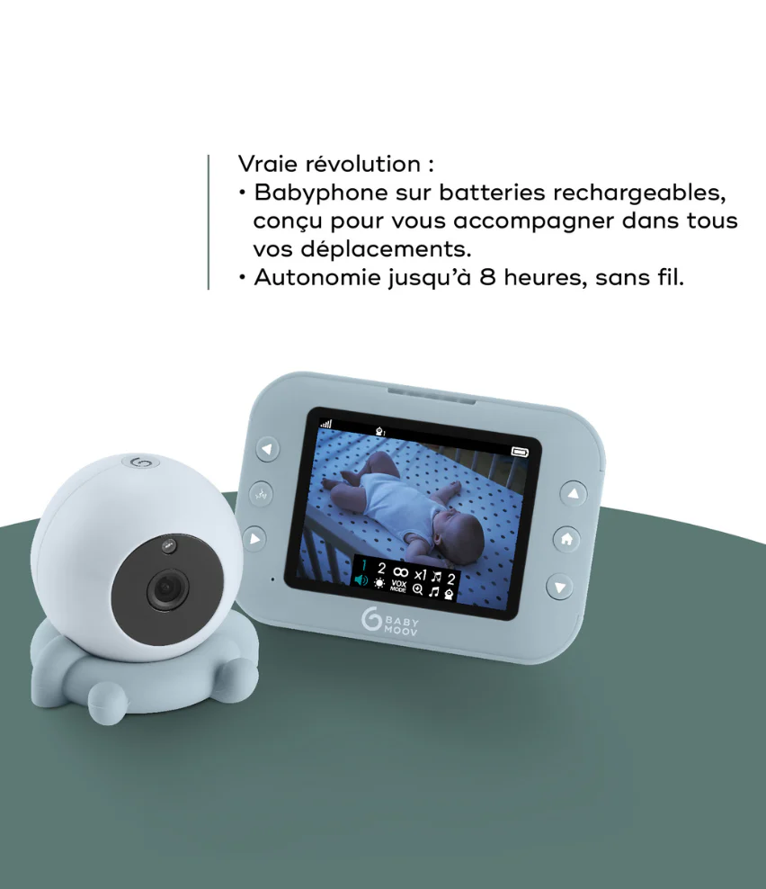 Babyphone caméra sans fil Yoo Roll Reconditionné - Image 2