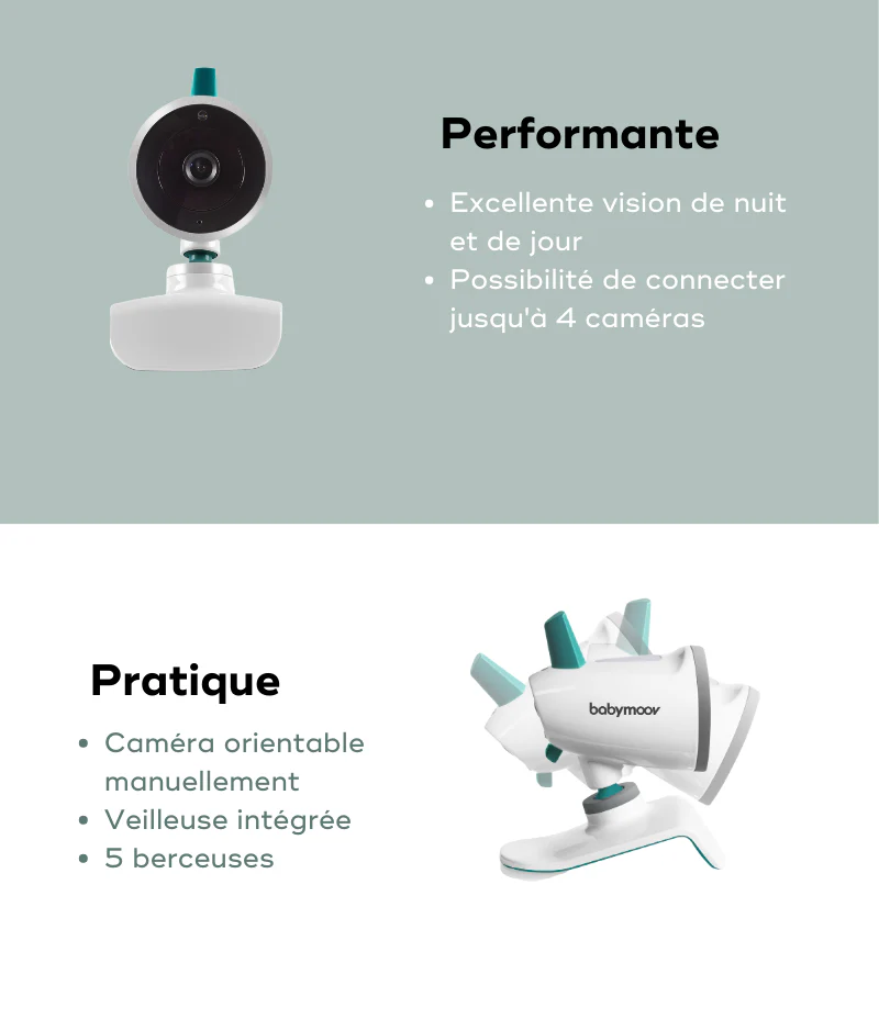 Babyphone Vidéo Reconditionné - Ecran Tactile - YOO-feel - Image 3