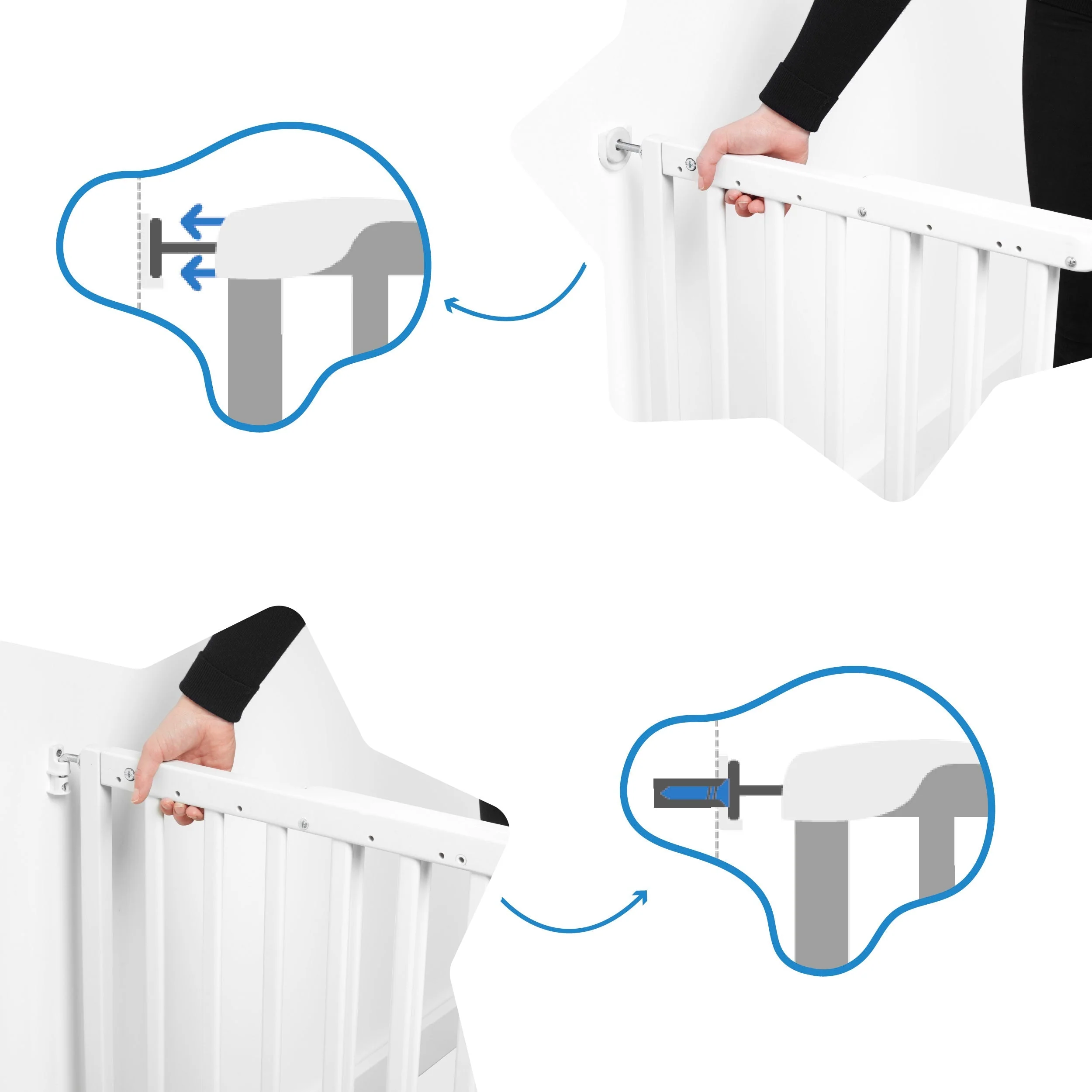 Barrière Deco Pop Noire Imparfaite - Image 6