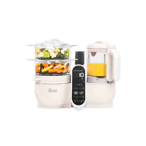 Bol de mixage avec lame Nutribaby (+) Mineral Beige - Image 2