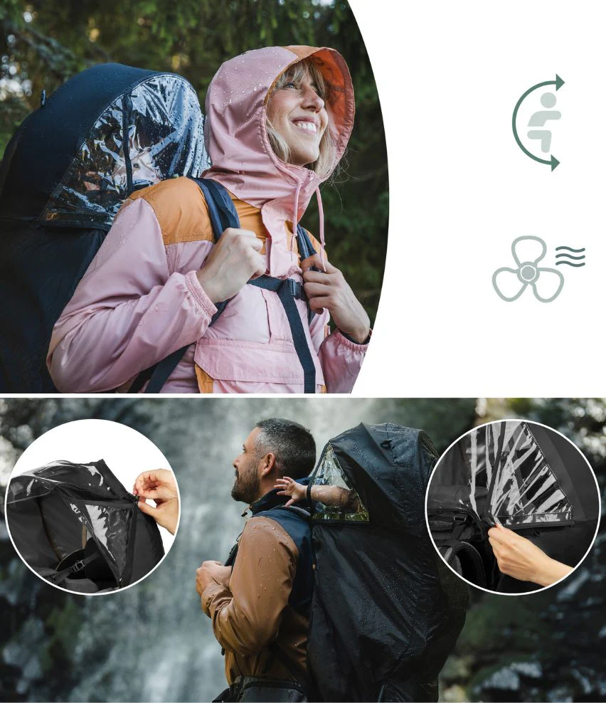 Housse de pluie porte-bébé Moov & Hike - Image 4
