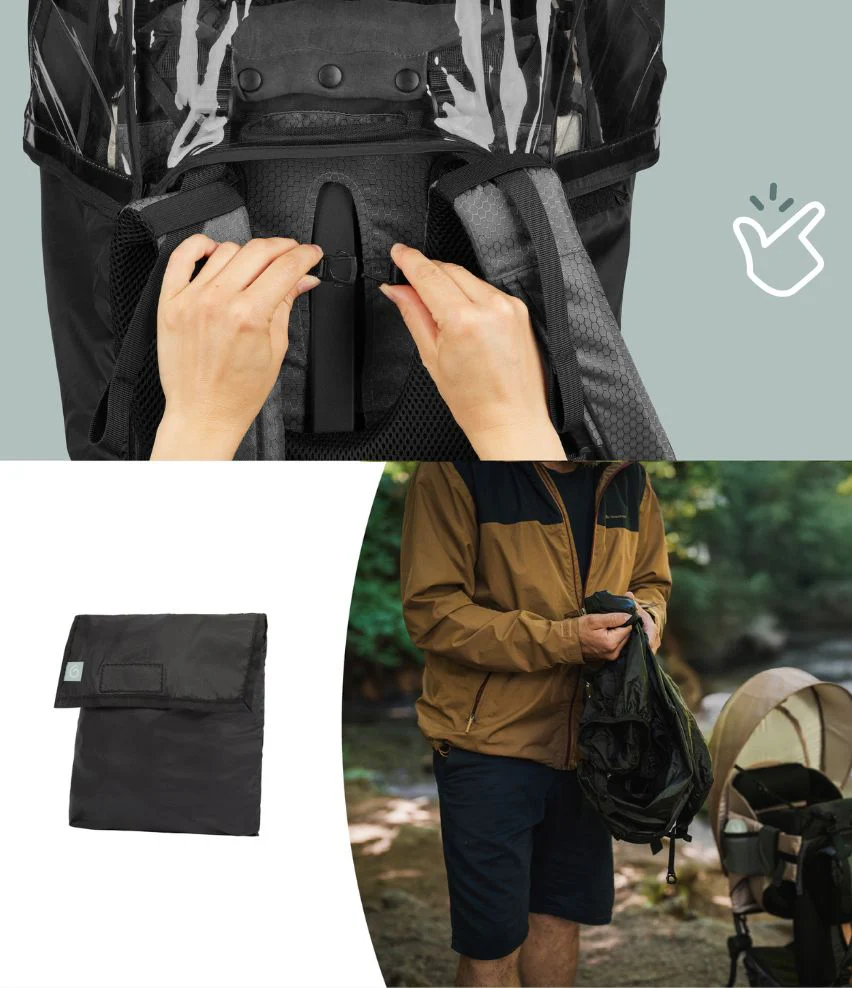 Housse de pluie porte-bébé Moov & Hike - Image 5