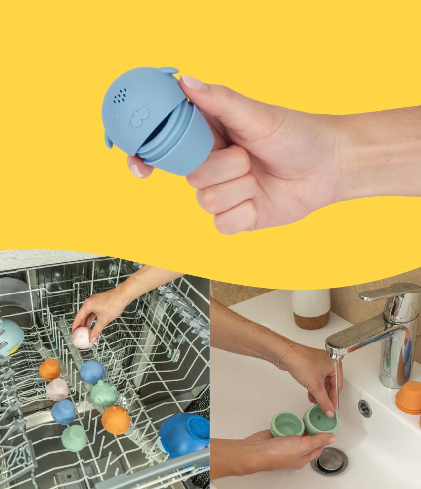Lot de 4 aspergeurs de bain silicone - Image 6
