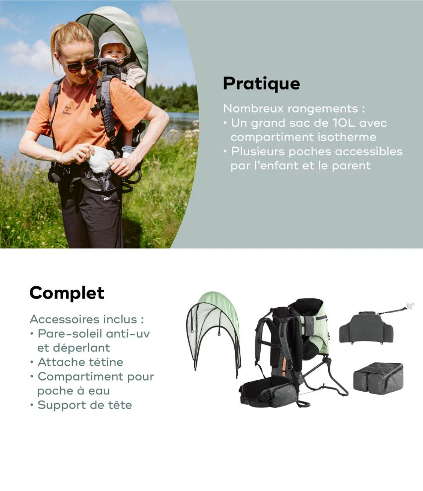 Moov & Hike - Le porte-bébé de randonnée conçu avec une kiné, confortable dès le 1er âge - Image 7