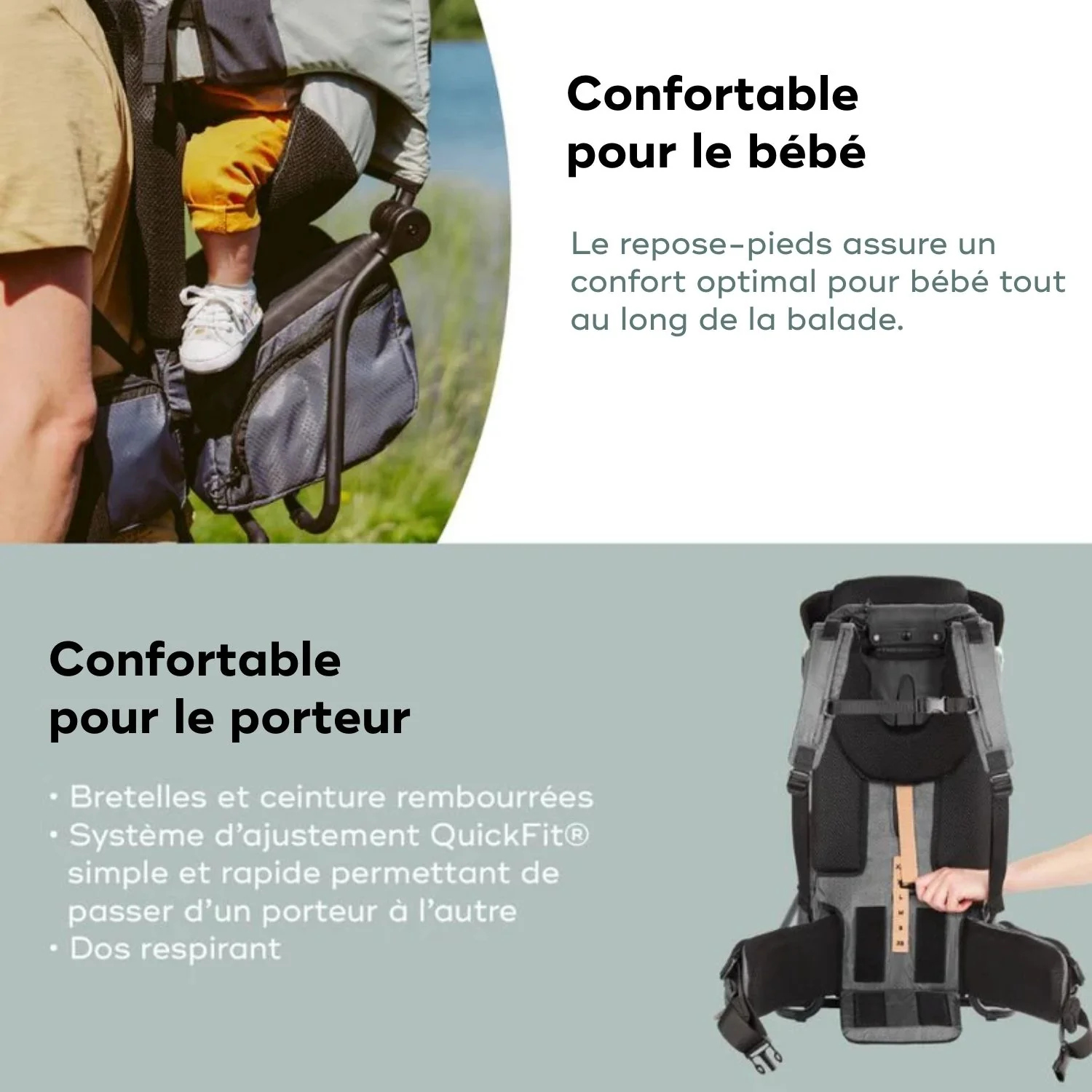 Moov & Hike - Le porte-bébé de randonnée conçu avec une kiné, confortable dès le 1er âge - Image 8