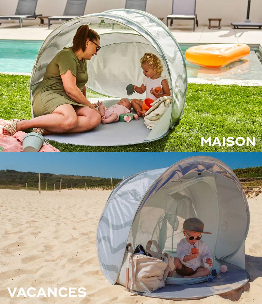 Tente Anti-UV rafraichissante Moov & Protect Green Lagoon - Image 8
