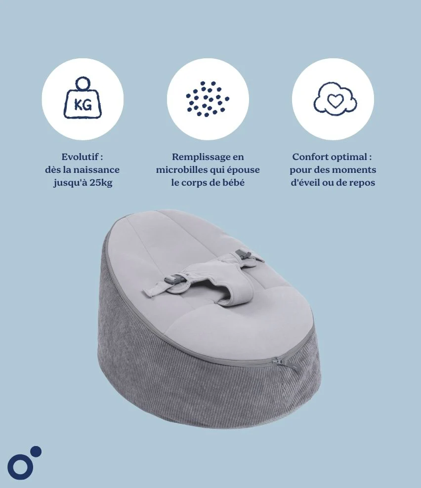 Transat pouf évolutif Seat'n Grow doomoo Imparfait - Image 6