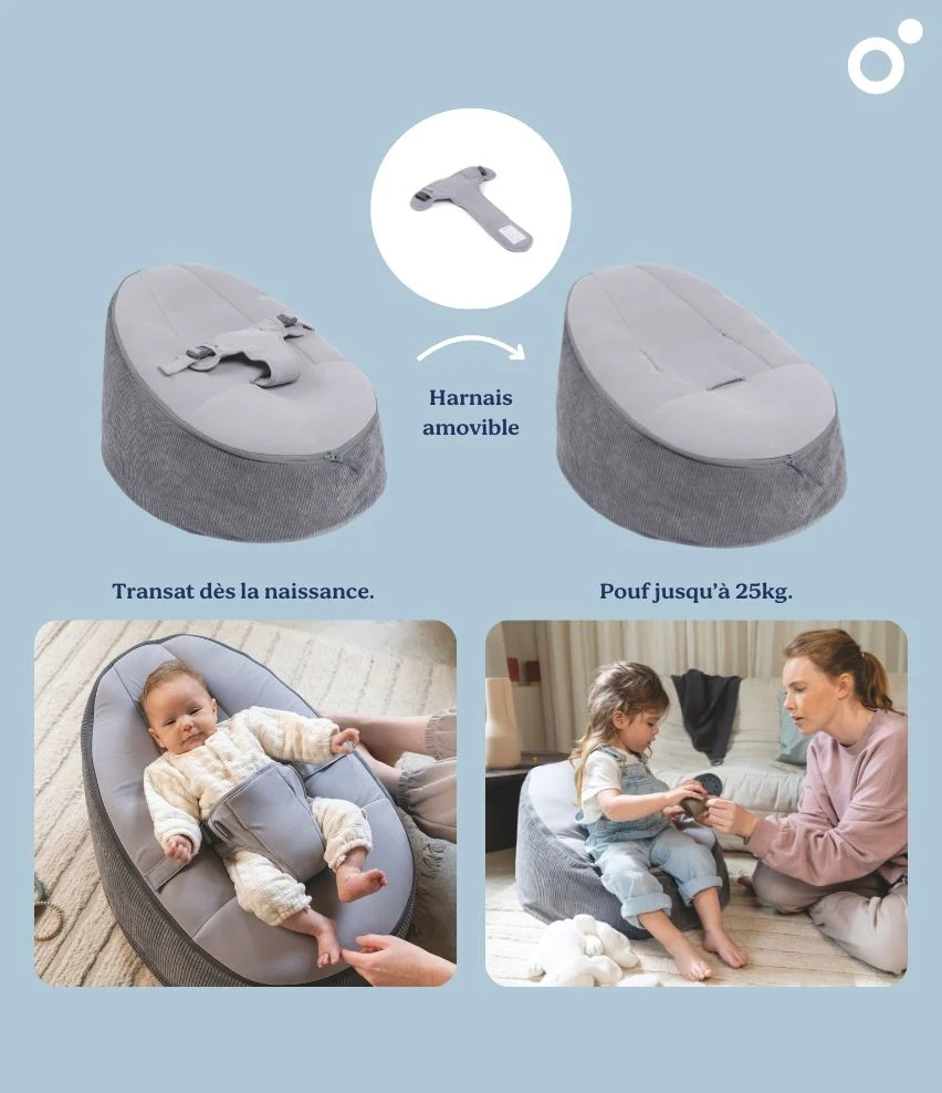 Transat pouf évolutif Seat'n Grow doomoo Imparfait - Image 7