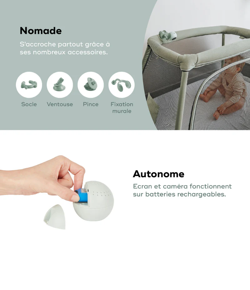 Babyphone Yoo Go+ HD + sa caméra additionnelle - Image 3