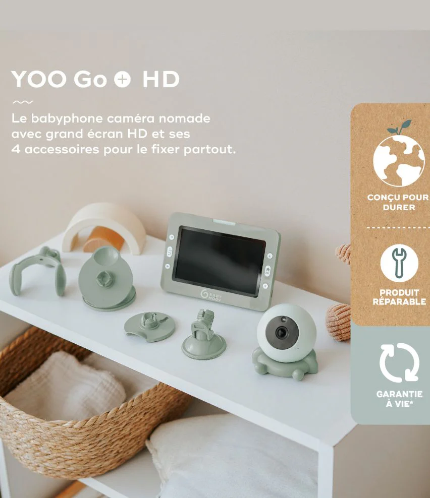 Babyphone Yoo Go+ HD + sa caméra additionnelle - Image 6